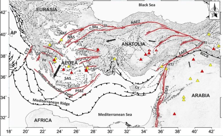 mappa blocco Anatolico