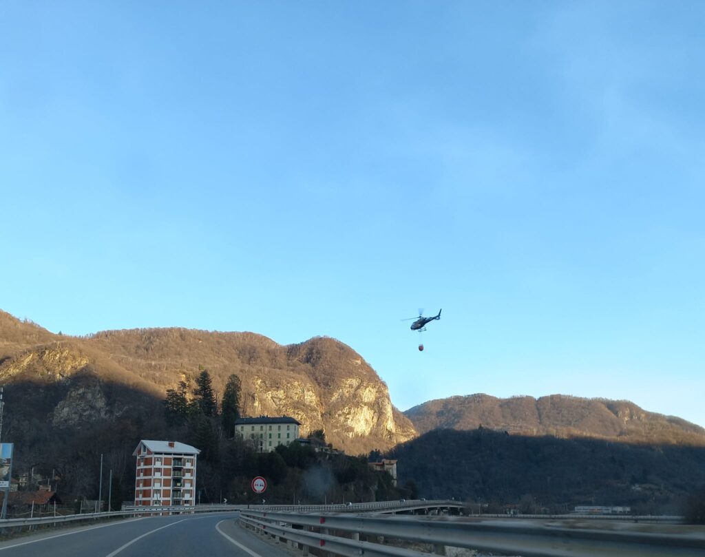 incendio sacro monte di varallo