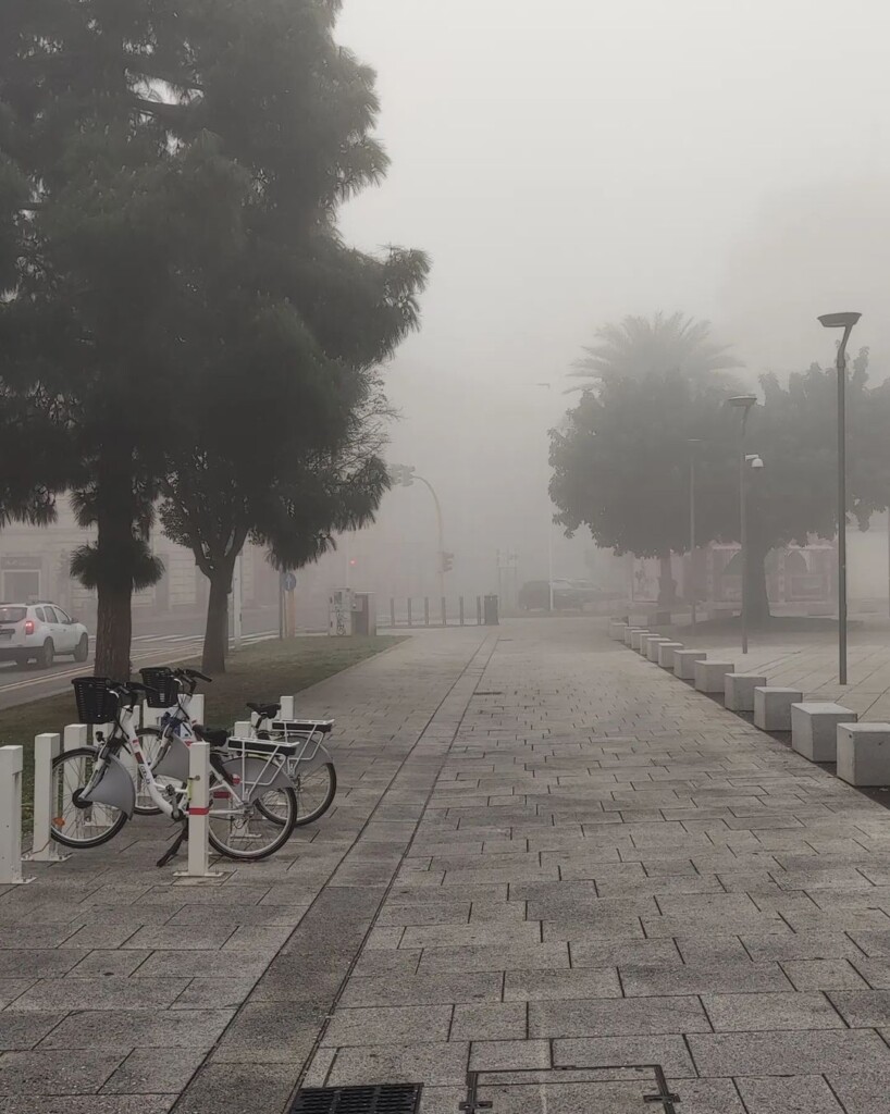 nebbia cagliari oggi 22 febbraio