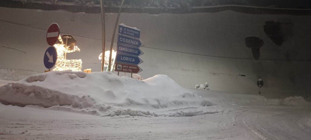 neve san giovanni in fiore 9 febbraio 2023