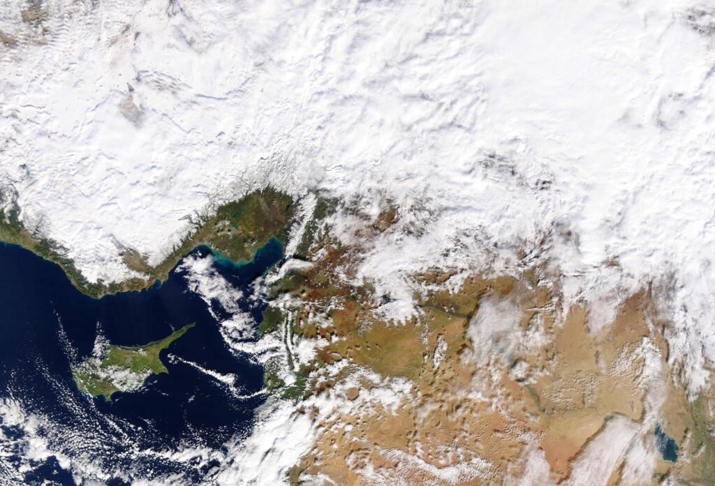 satellite turchia terremoto