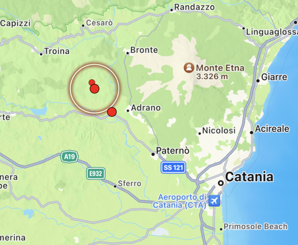 terremoto adrano sicilia