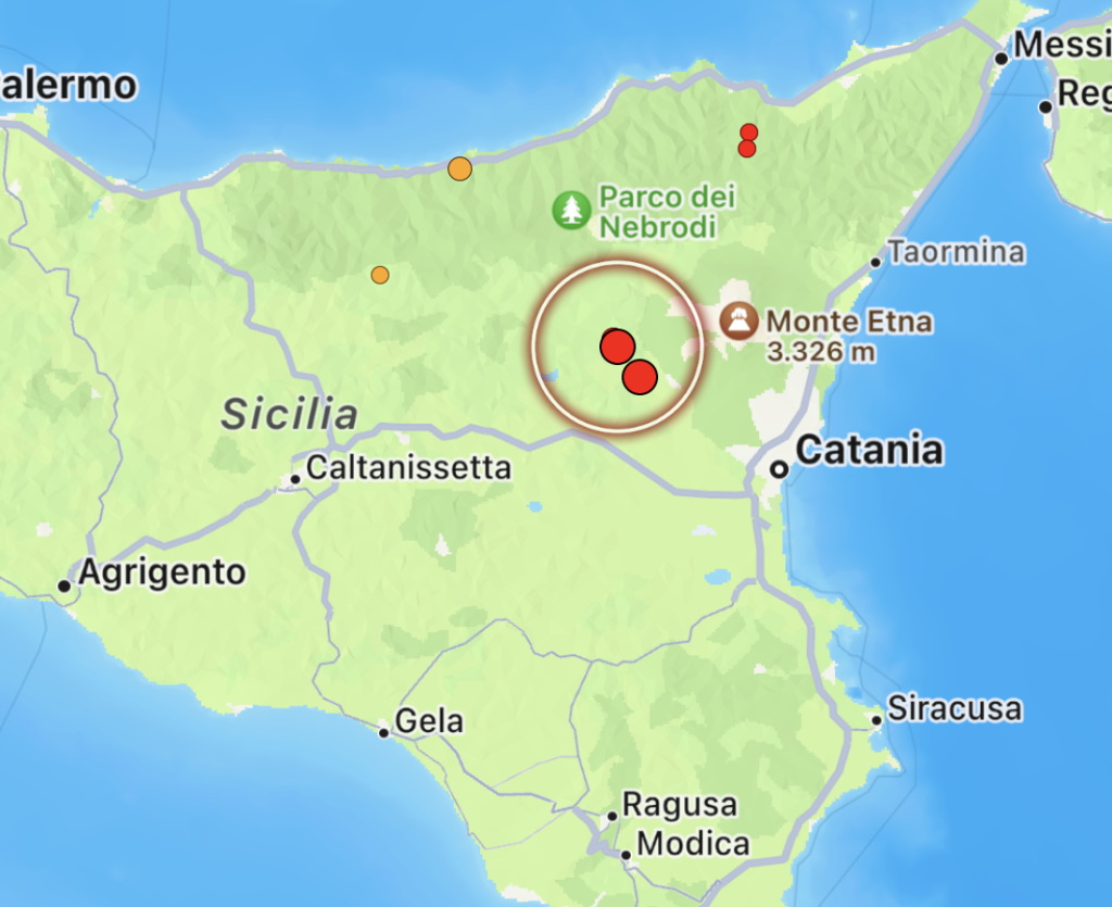 terremoto adrano sicilia