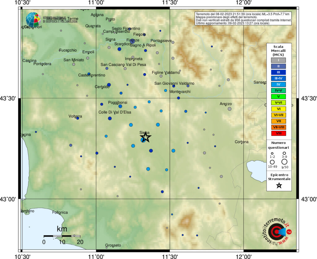 terremoto siena