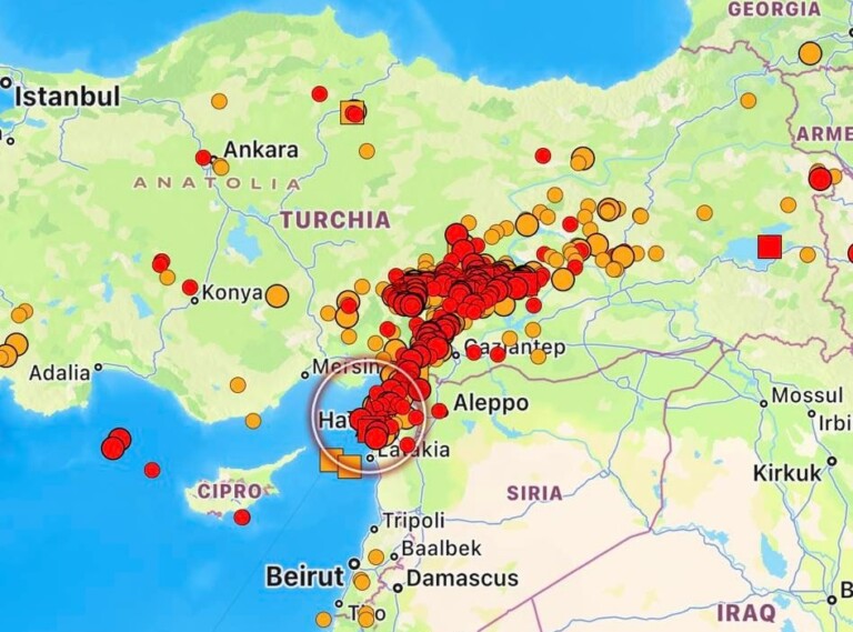 terremoto turchia 16 febbraio 2023