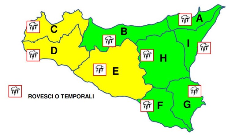 allerta meteo sicilia 2 marzo