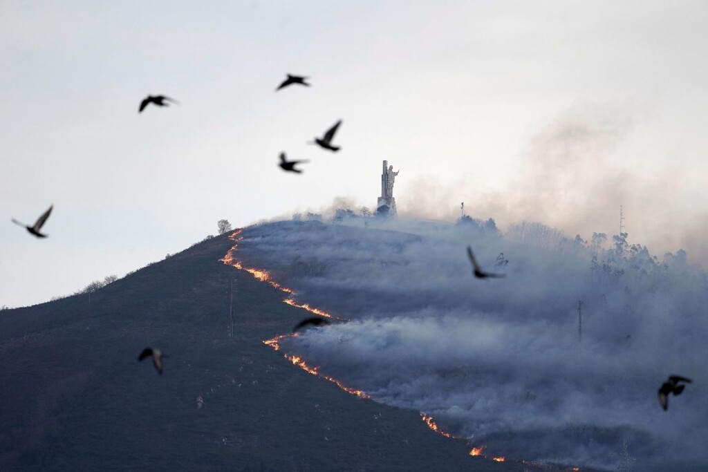 incendi spagna asturie