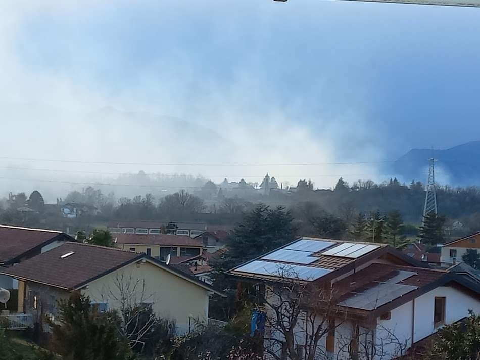 incendio rivoli piemonte