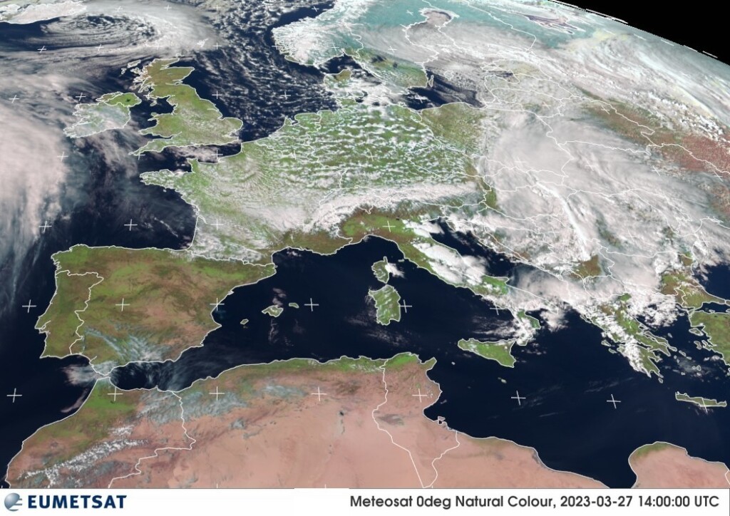 satellite meteo 27 marzo 2023