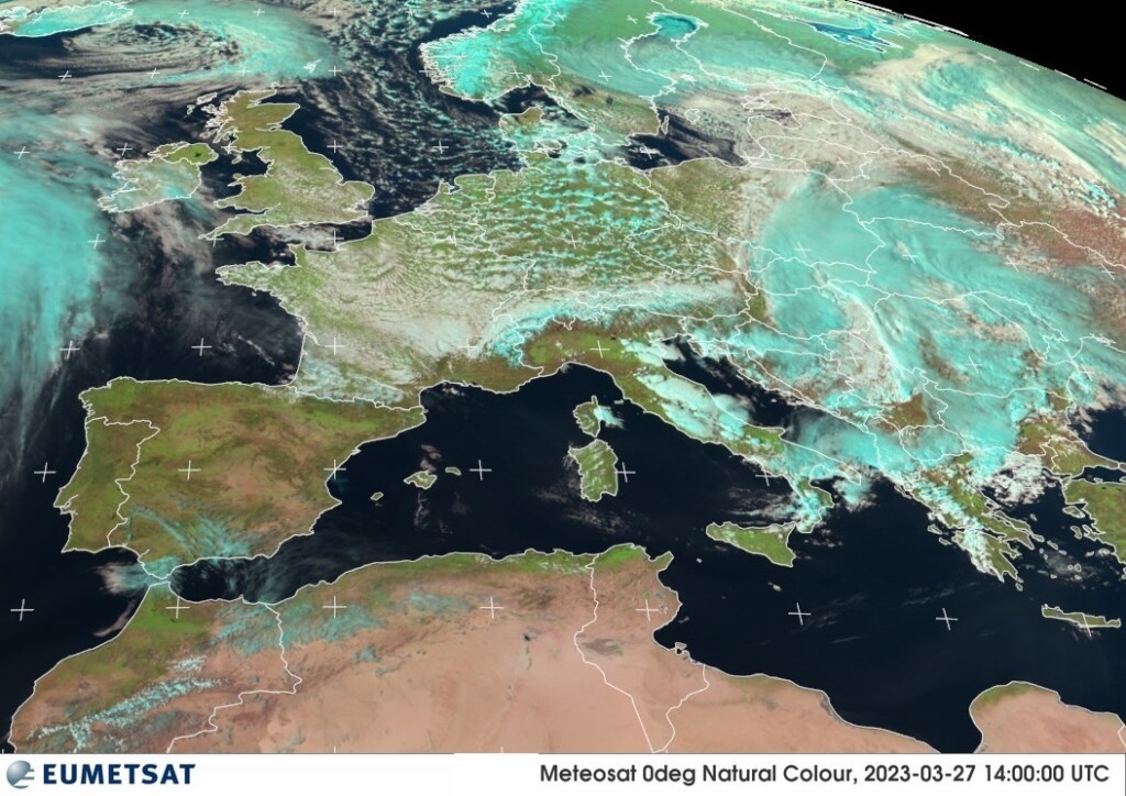 satellite meteo 27 marzo 2023