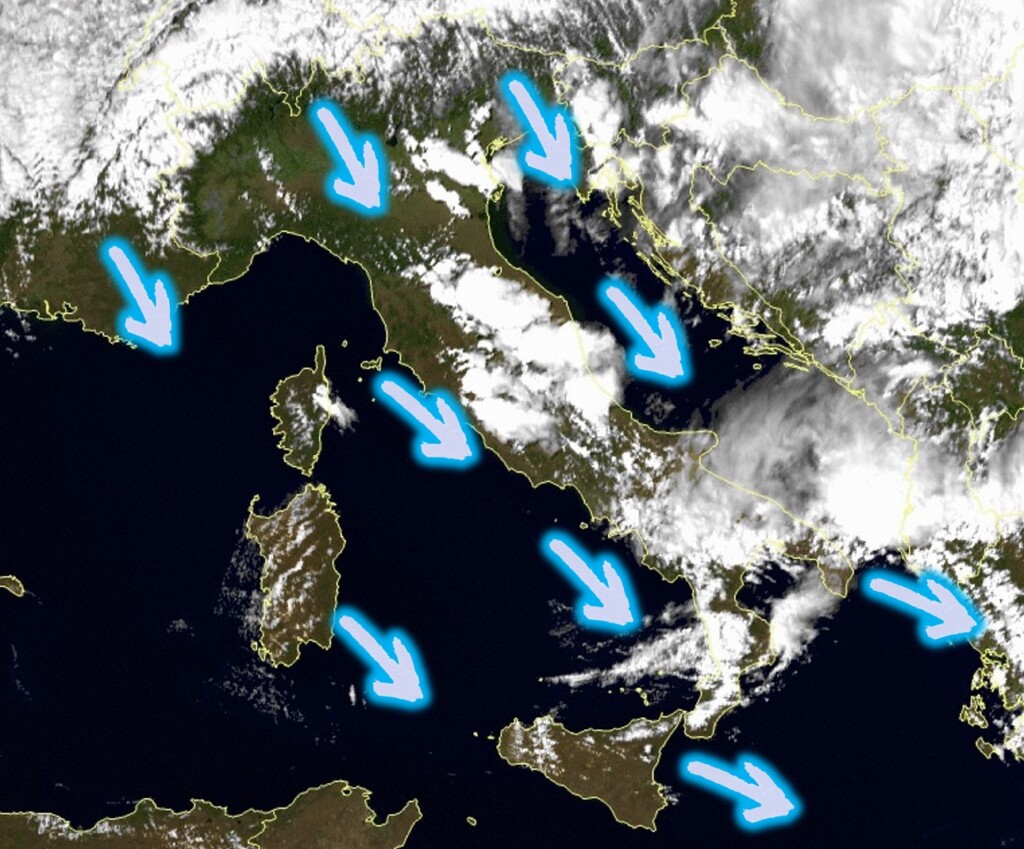 satellite meteo italia colpo di coda inverno