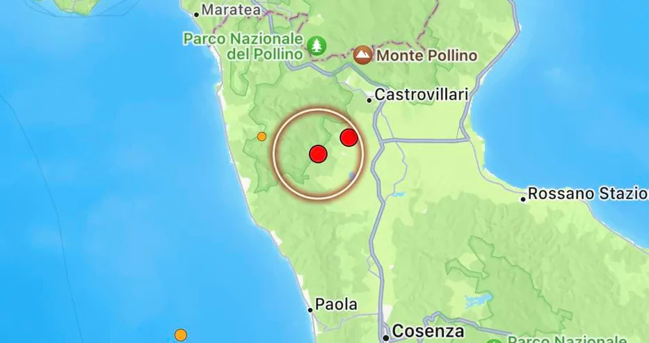 terremoto cosenza