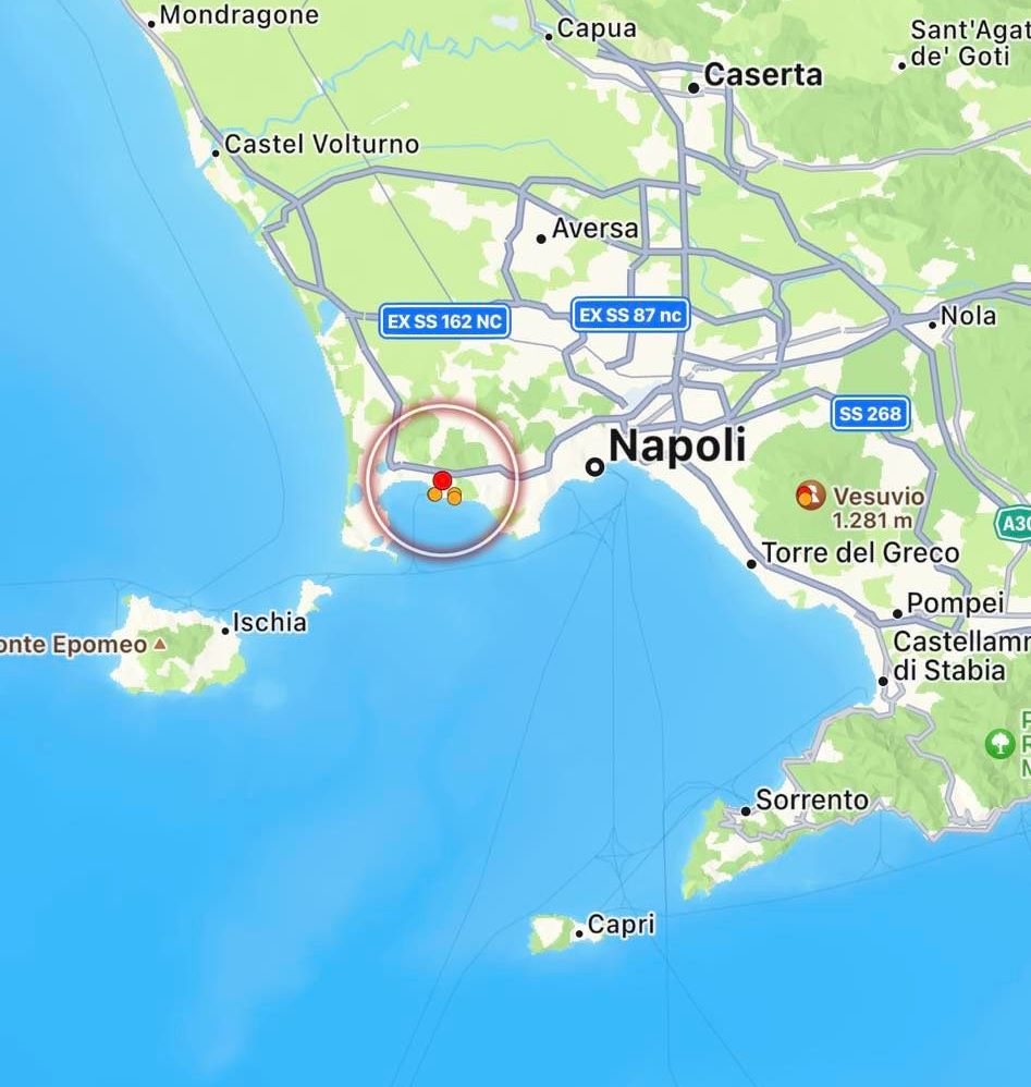 terremoto pozzuoli oggi