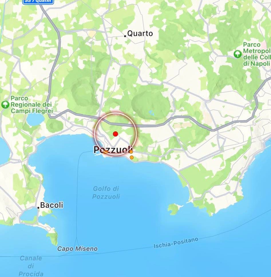 terremoto pozzuoli oggi