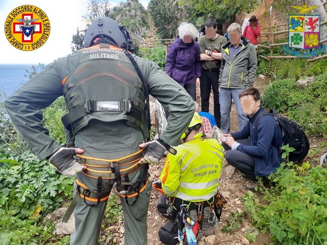 Intervento Soccorso Alpino nella Riserva dello Zingaro