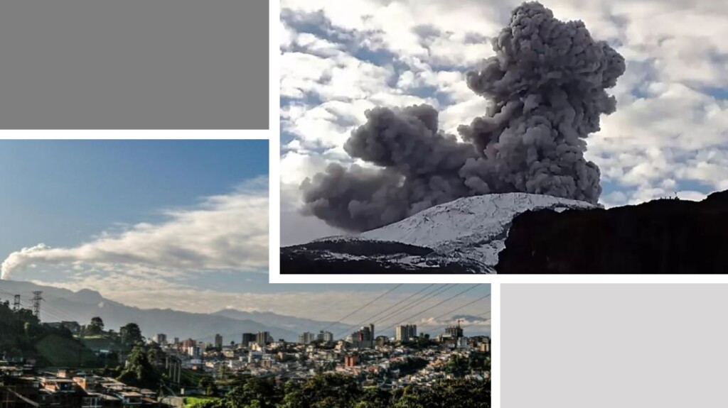 Nevado del Ruiz Colombia eruzione