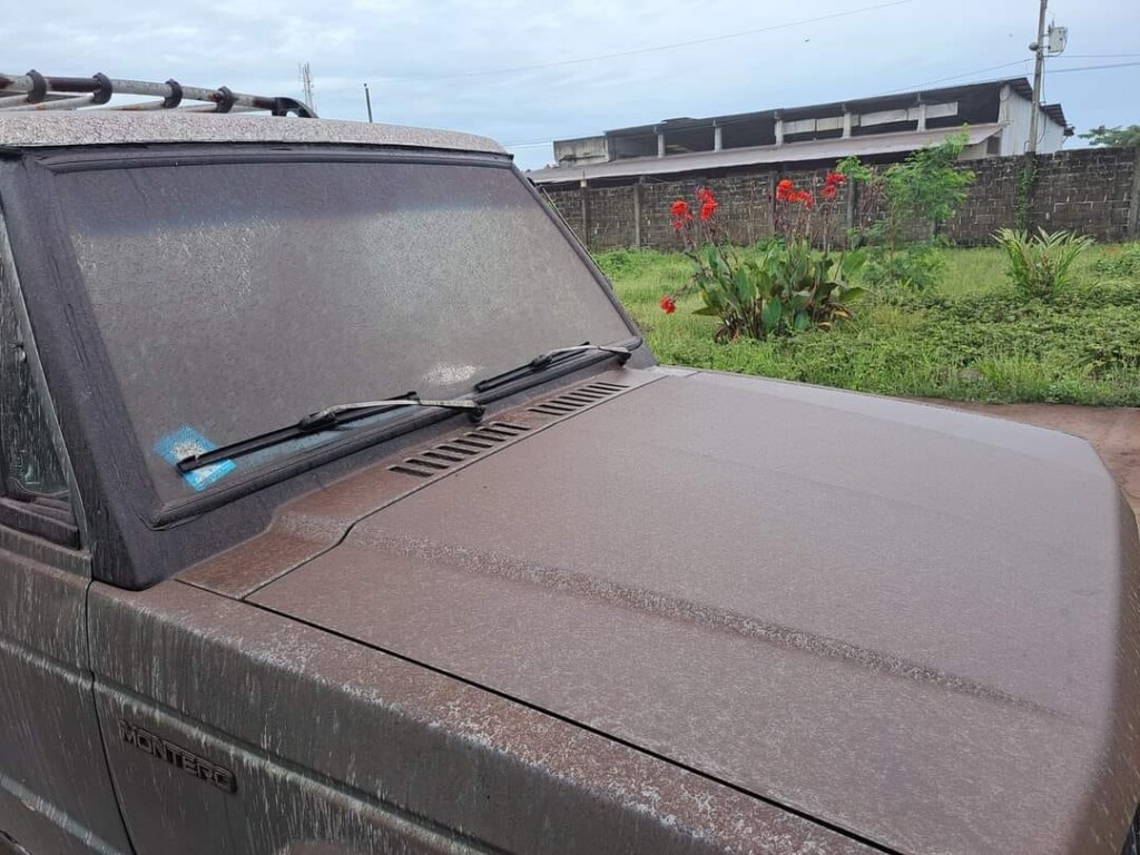 cenere vulcano sangay ecuador