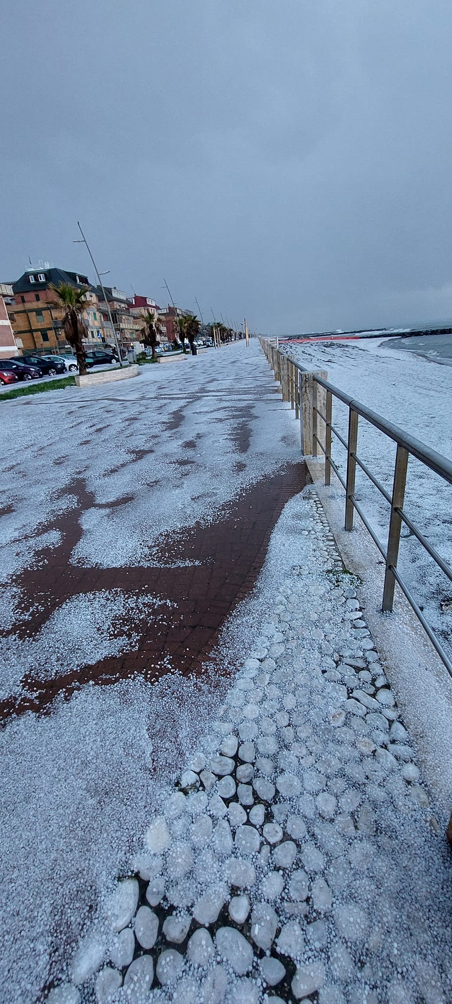 grandine roma ostia