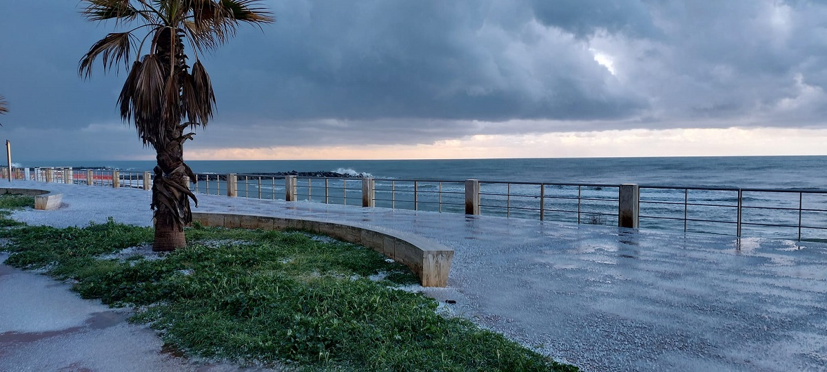 grandine roma ostia