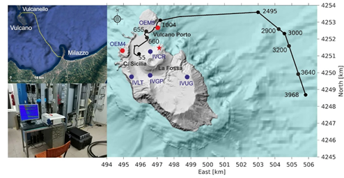 monitoraggio attività isola di Vulcano