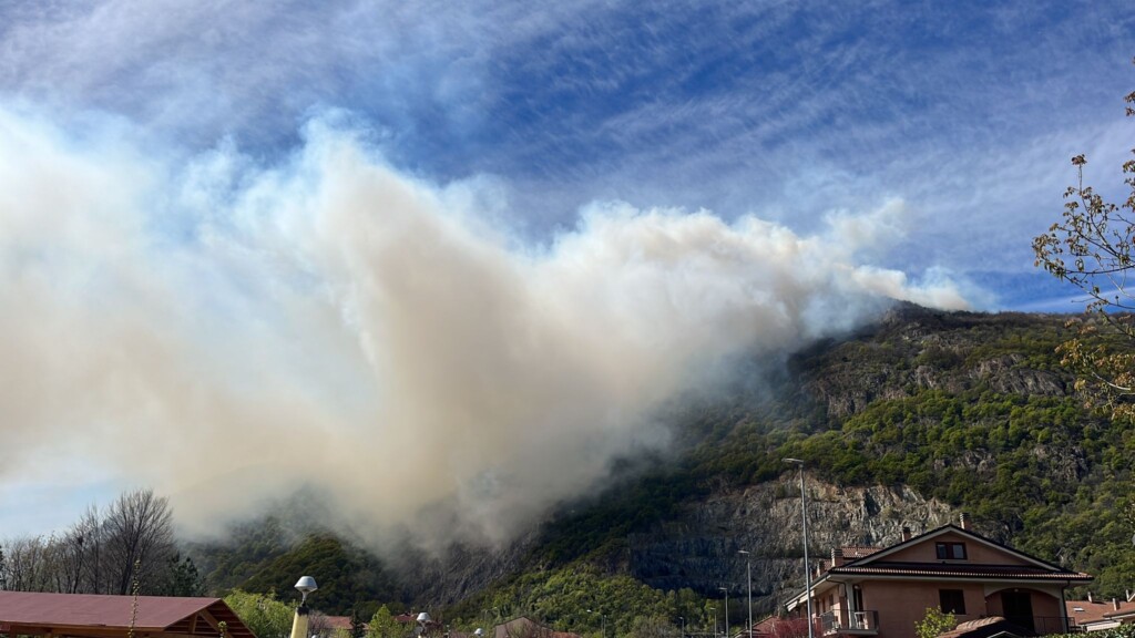 incendio sacra di san michele