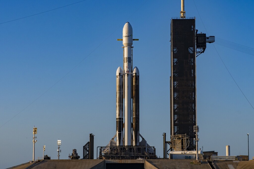 lancio falcon heavy spacex