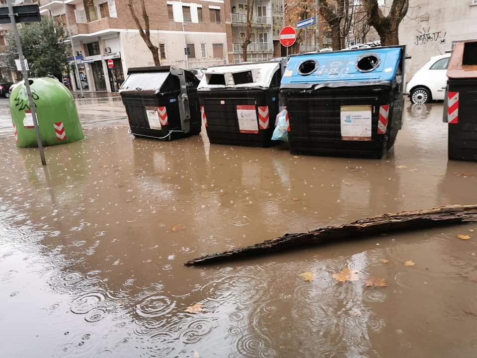 maltempo allagamenti roma