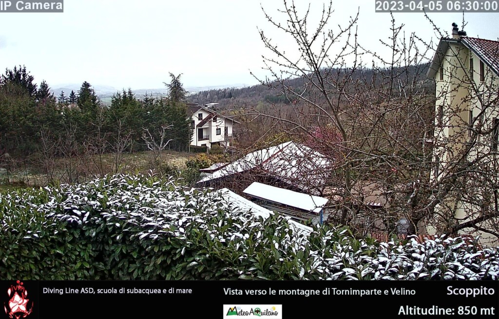 neve abruzzo 5 aprile