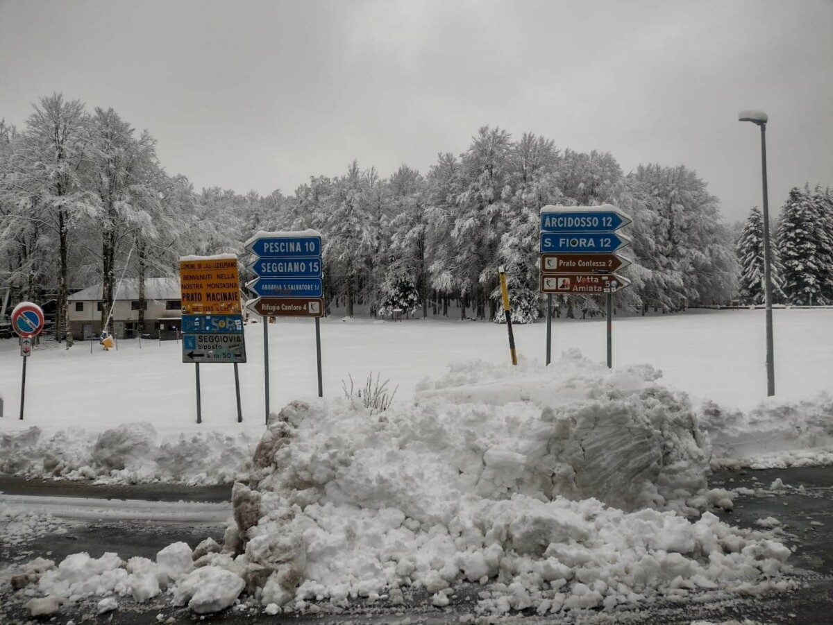 neve amiata toscana