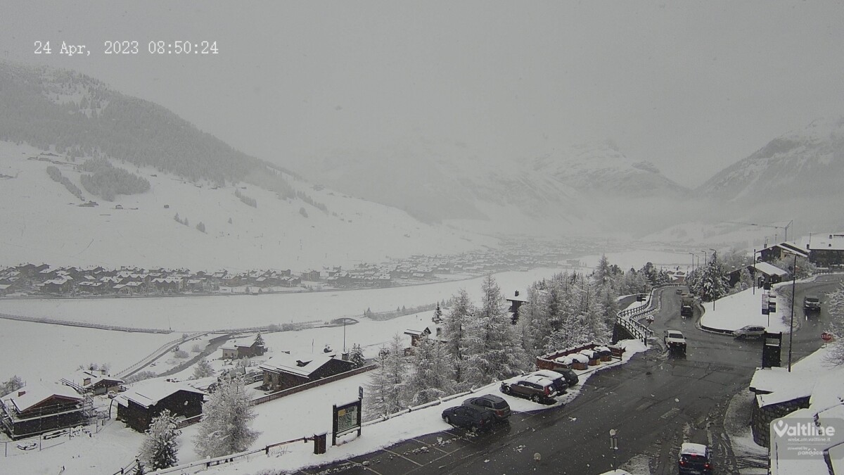 neve livigno 24 aprile 2023