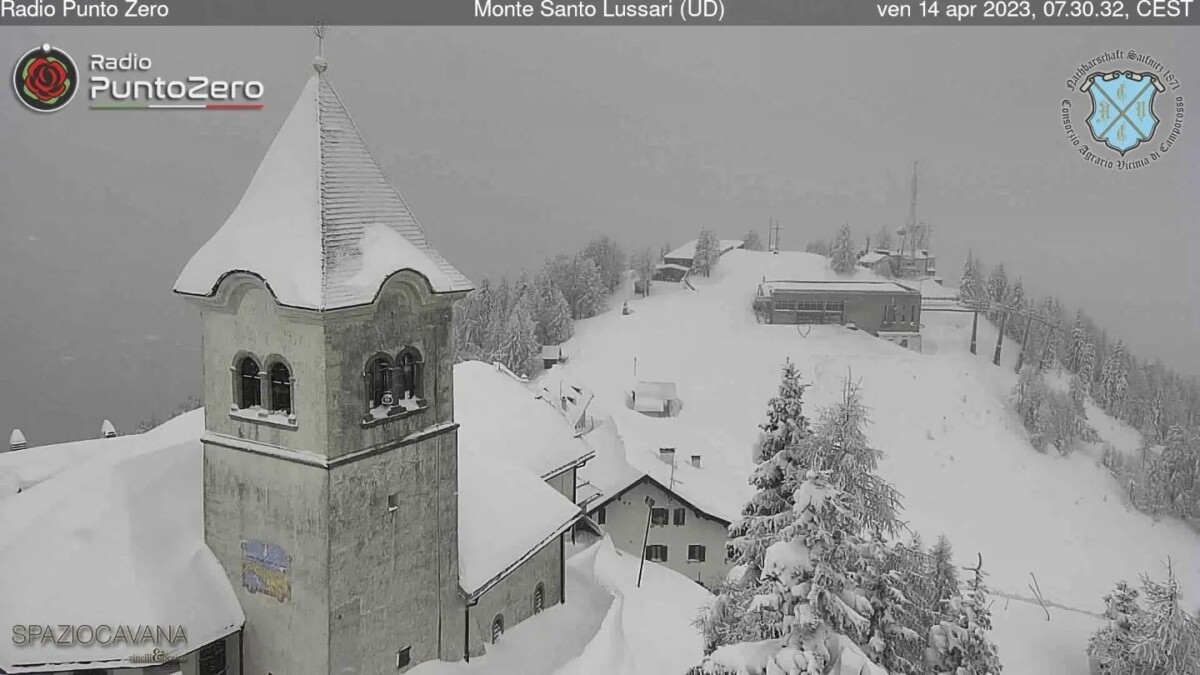 neve monte santo lussari friuli