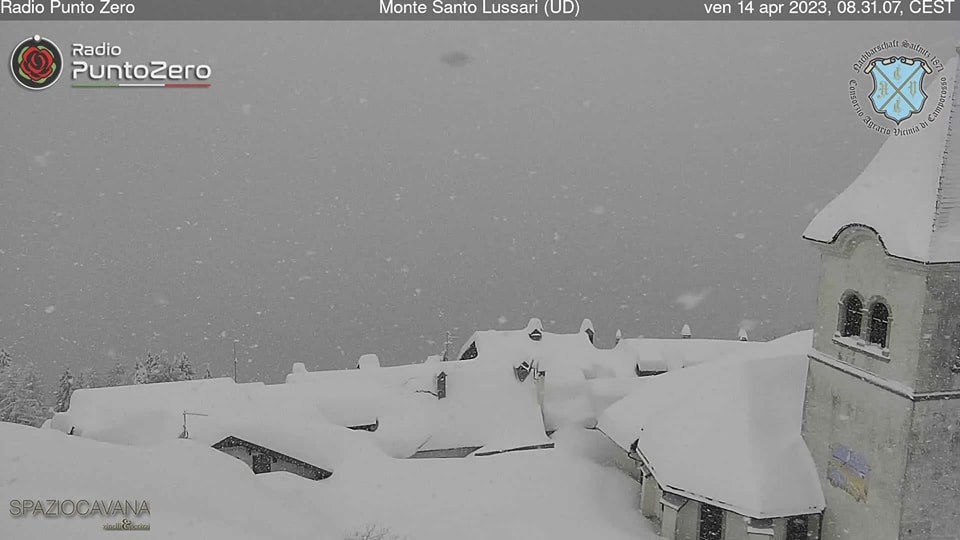 neve monte santo lussari friuli