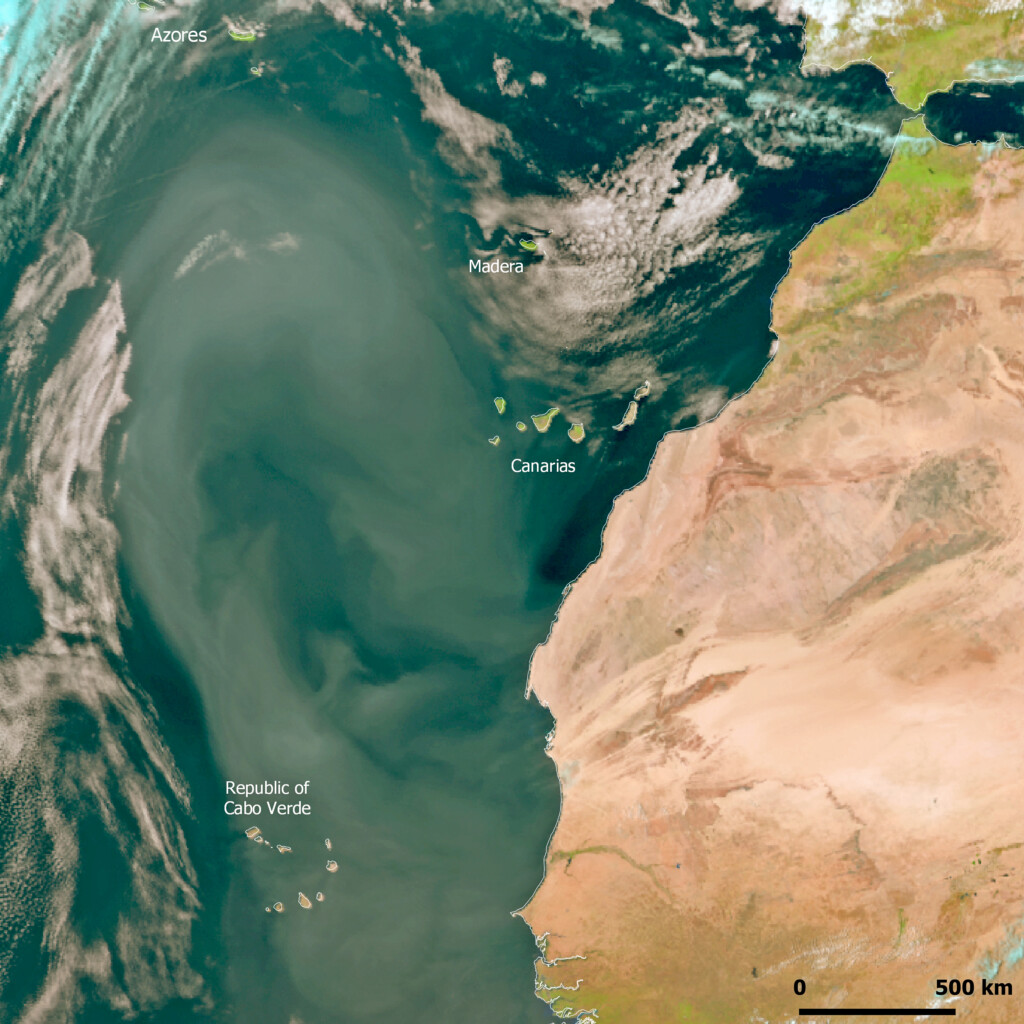 sabbia sahara atlantico