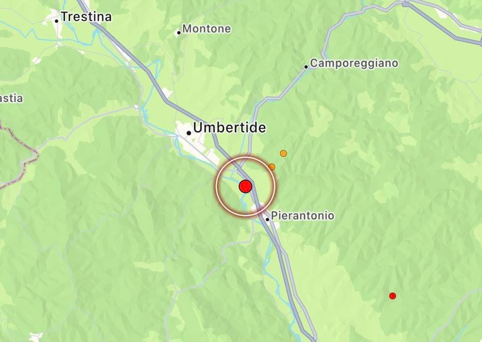 terremoto oggi umbria perugia umbertide