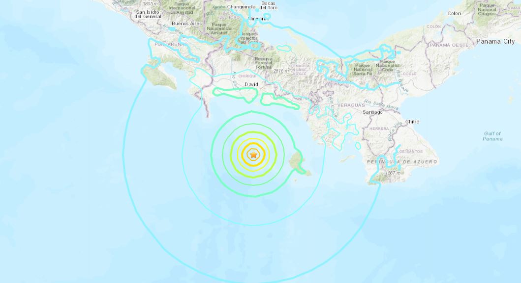 terremoto panama oggi 4 aprile