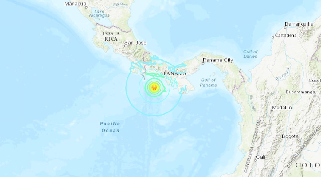 terremoto panama oggi 4 aprile