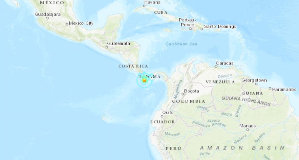 terremoto panama oggi 4 aprile