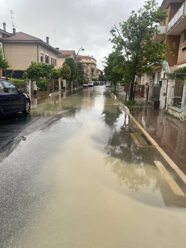 allagamenti maltempo senigallia