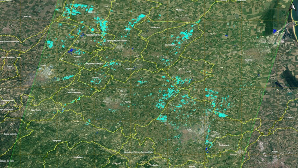 alluvione emilia romagna satelliti