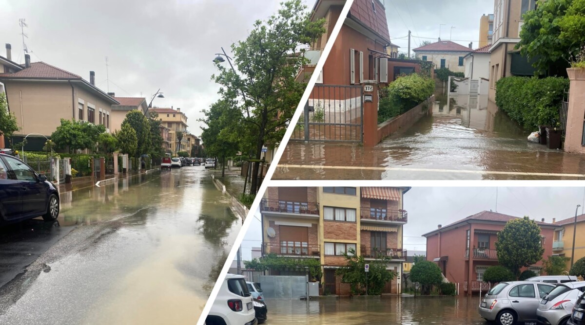 allagamenti maltempo senigallia