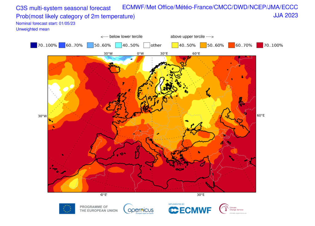 previsioni meteo estate 2023 temperature