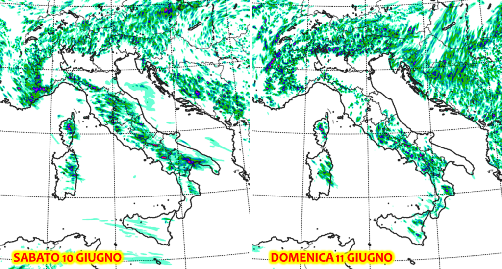 allerta meteo weekend