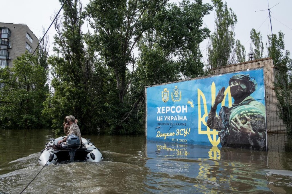 diga distrutta ucraina