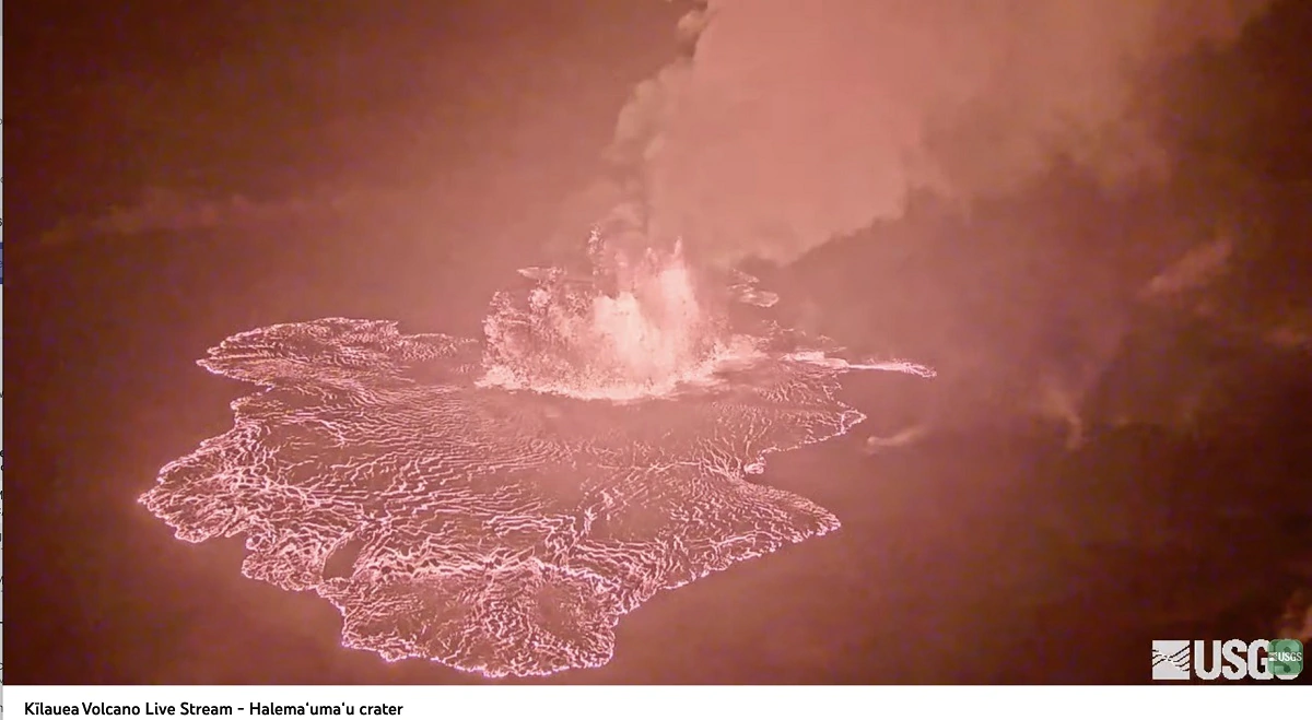 La Dea Pele Si Risvegliata Spettacolari Fontane Di Lava Dal Vulcano Kilauea Foto E Video