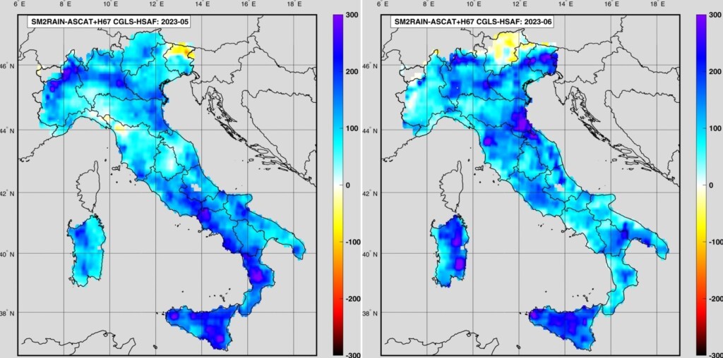 grandi piogge italia primavera 2023