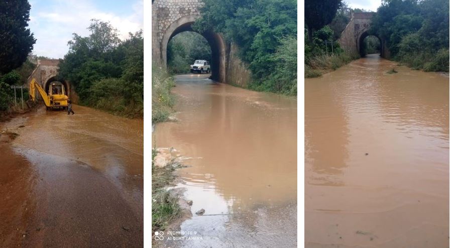 maltempo allagamenti carbonia sardegna