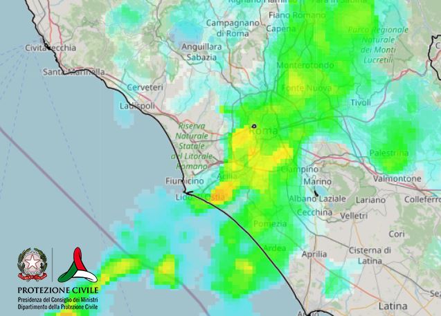 maltempo temporali roma 5 giugno