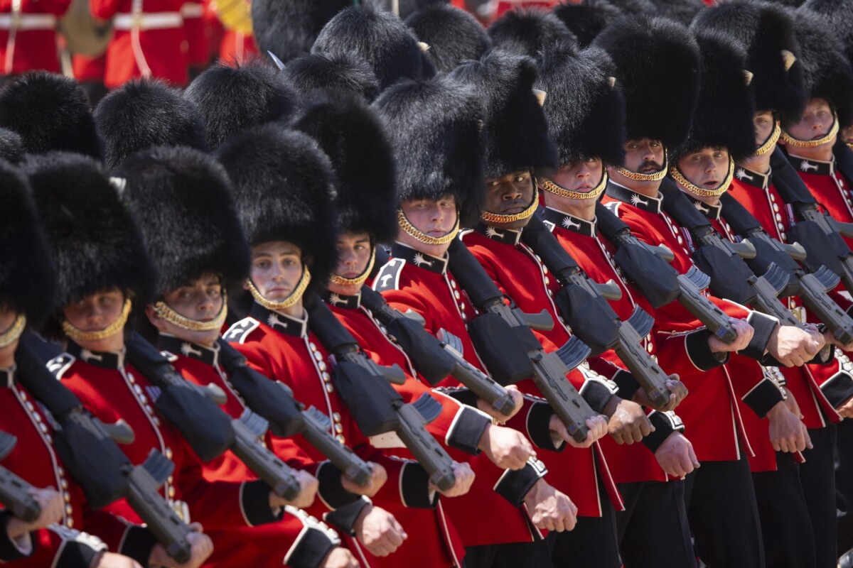 parata militare caldo londra