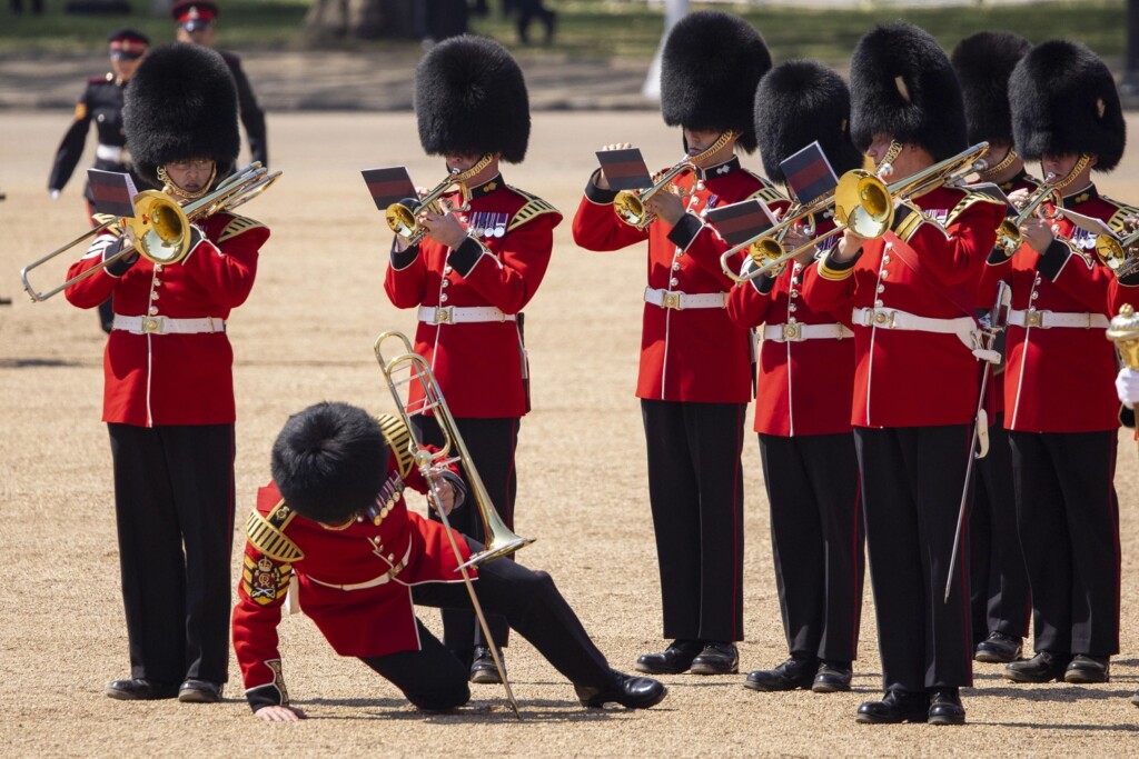 parata militare caldo londra