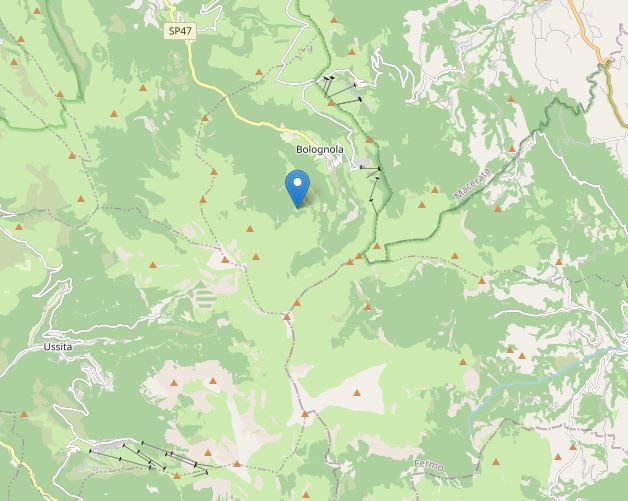 terremoto bolognola macerata marche